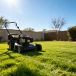 Height-Control Mowing Service for Lawns in High-Sunlight Outdoor Areas
